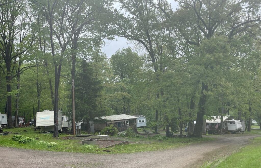 Where the camping spots are in Somerset County
