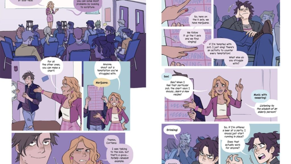 In ‘Youth Group’ comic, evangelical kids sing silly songs about Jesus, fight demons