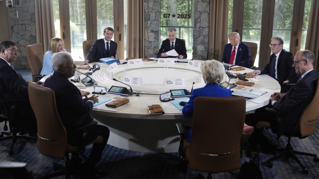 Photos of world leaders on first day of G7 summit