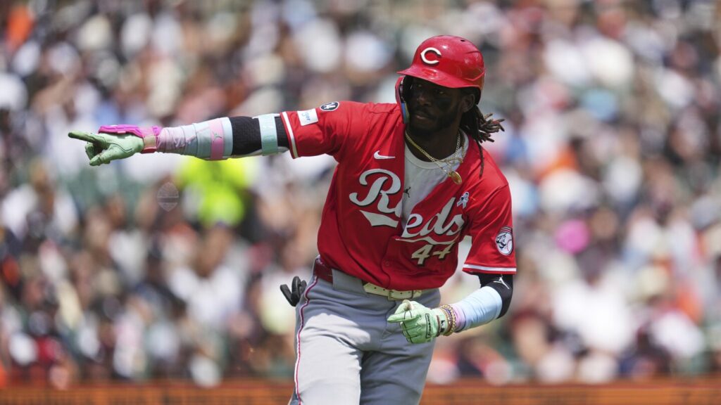 Elly De La Cruz has 3 RBIs, scores 3 runs as Reds rally to beat Tigers 8-4