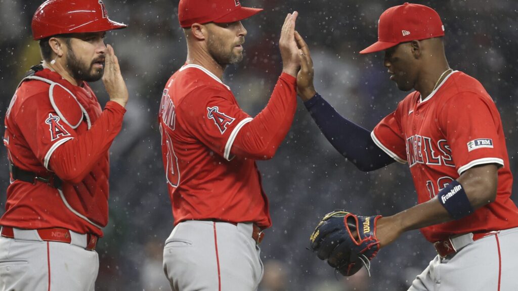 Schanuel’s 11th-inning double lifts Angels over Yankees 1-0, extending their losing streak to 4