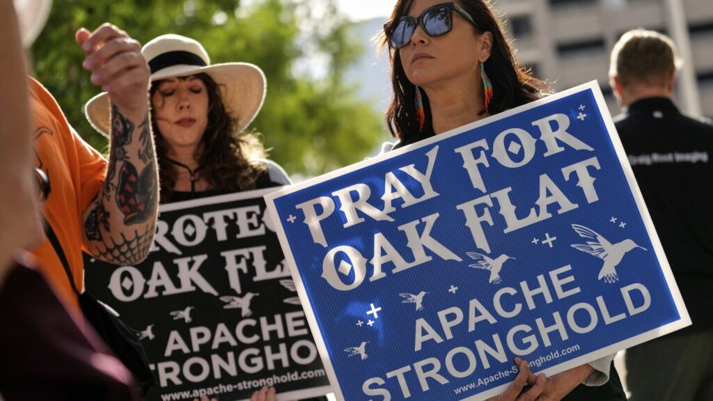 Attorneys get more time to argue over contested copper mine on land sacred to Apaches