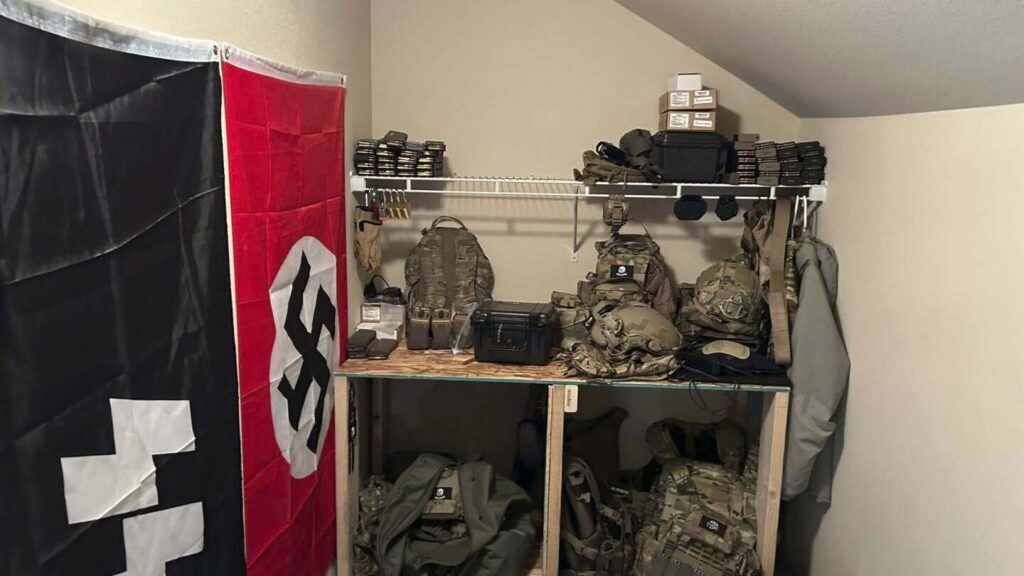 FBI finds guns, armor and Nazi paraphernalia in Washington state raid