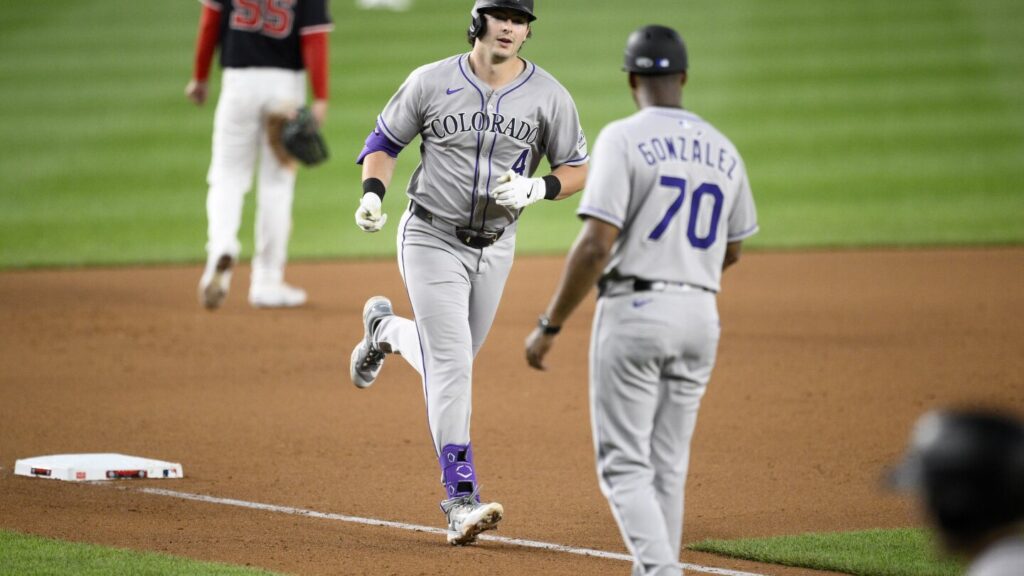 Toglia and Moniak a part of record setting 7-homer barrage for Rockies in win at Nationals
