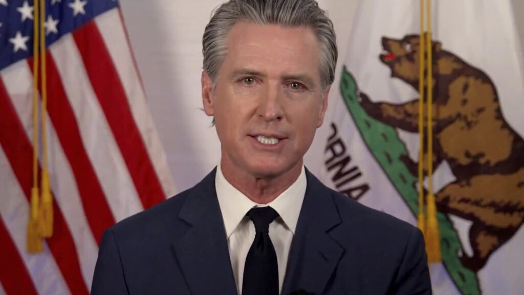 California Gov. Newsom says Trump is a threat to democracy
