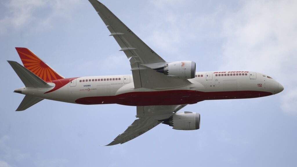 Air India flight returns to Hong Kong due to a midair technical issue