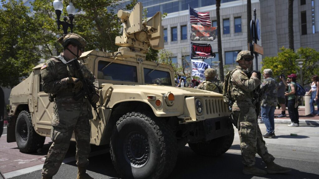 Judge asks if troops in LA violate the Posse Comitatus Act