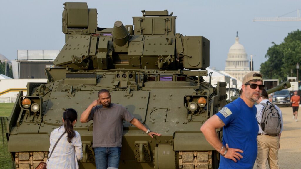 Trump gets his chance to top France with a grand military parade in DC