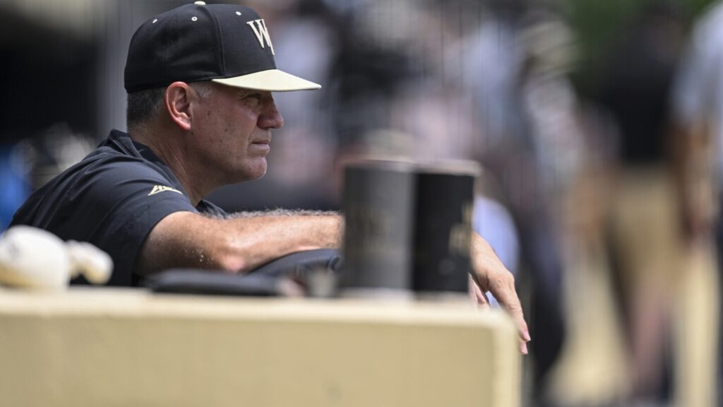 Wake Forest baseball coach apologizes for apparent homophobic slur at NCAA regional vs. Tennessee