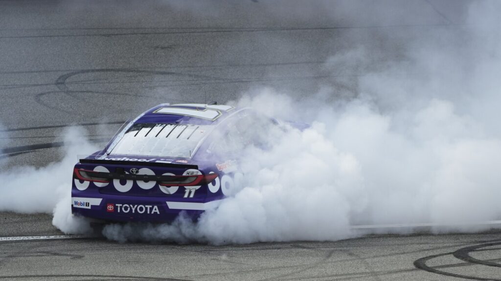 AUTO RACING: Denny Hamlin earns 57th career win in Michigan and NASCAR heads to Mexico