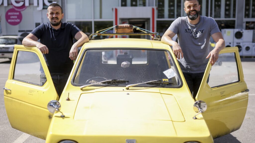 Peckham or Sarajevo? Bosnian brothers spark joy with replica van from iconic British sitcom