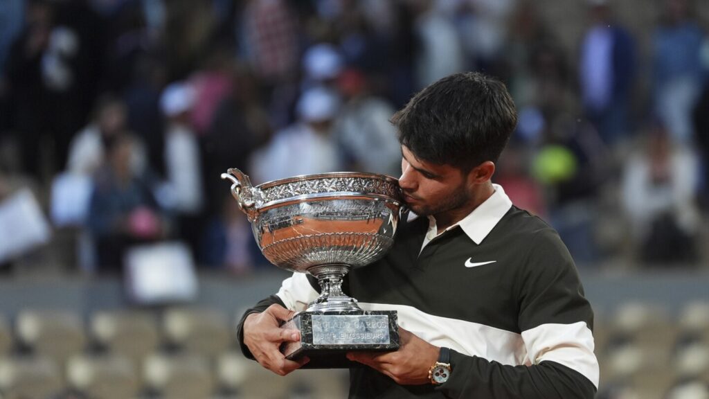 Alcaraz wins longest French Open final after rallying from 2 sets down against Sinner