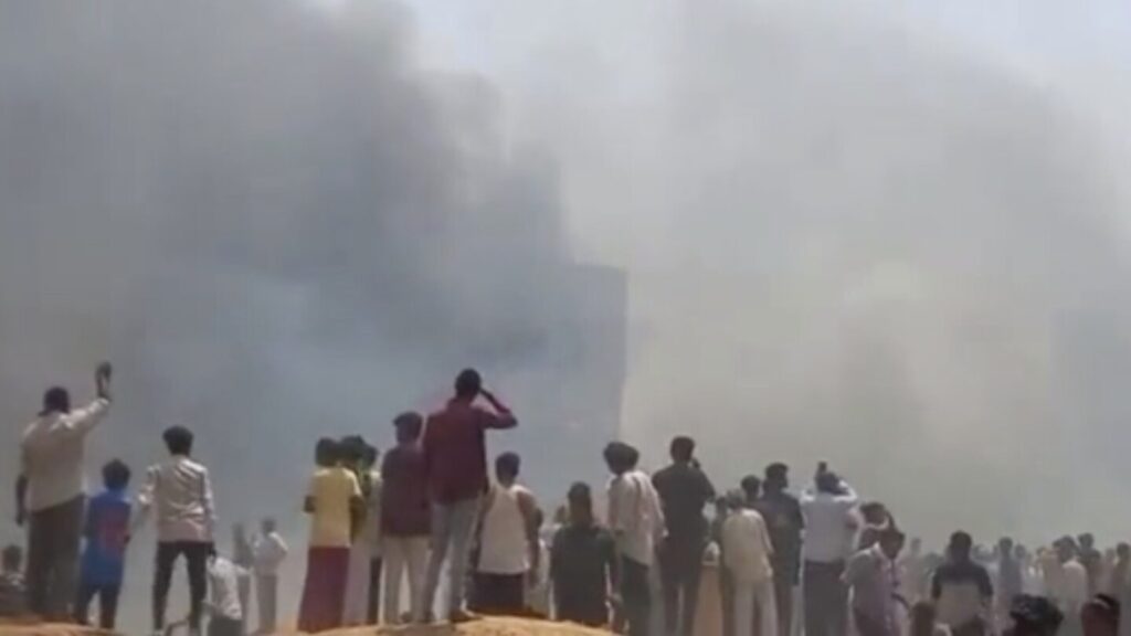 Air India AI 171 passenger flight crashes in Ahmedabad