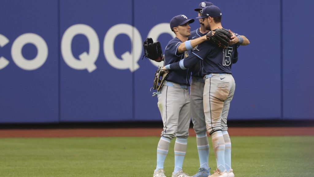 Baz combines on 5-hitter, leads Rays to 9-0 win for first 3-game series sweep of Mets this season