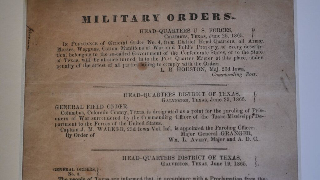 Dallas Historical Society to showcase rare Juneteenth handbill
