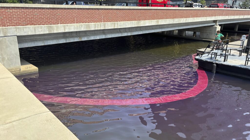 Baltimore harbor hit with a fuel spill