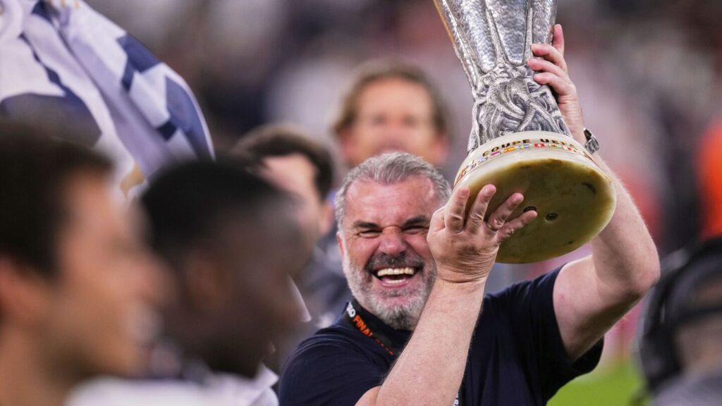 ‘Don’t settle for this’: Postecoglou wants ambition from Tottenham after Europa League success
