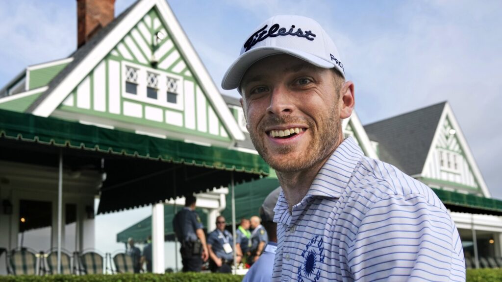 Matt Vogt is a dentist and amateur golfer playing at US Open