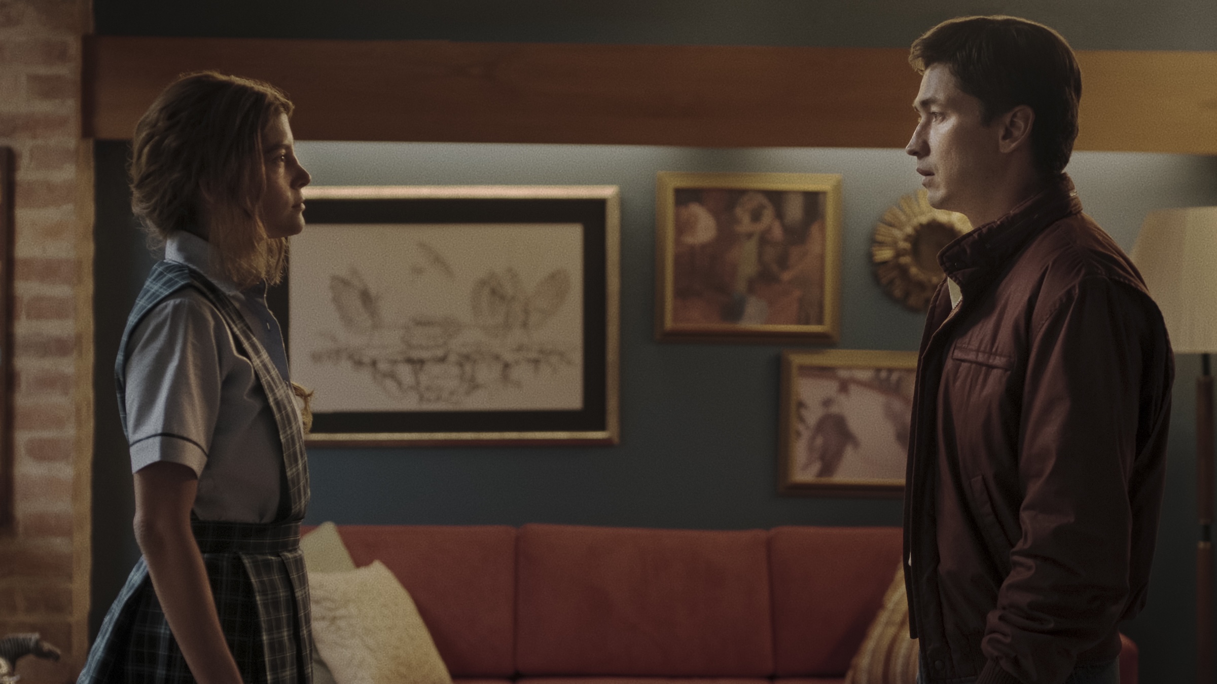 Delirio. (L to R) Estefania Piñeres as Agustina, Juan Pablo Urrego as Fredy in Delirio Cr. Courtesy of Netflix / Netflix © 2025