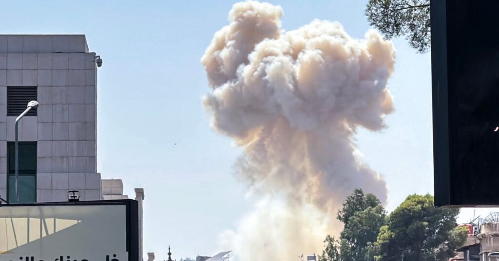 Israel Bombs Damascus, Warns Syria of Painful Blows