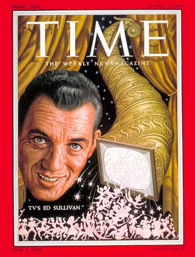 Ed Sullivan on the cover of TIME magazine in 1955