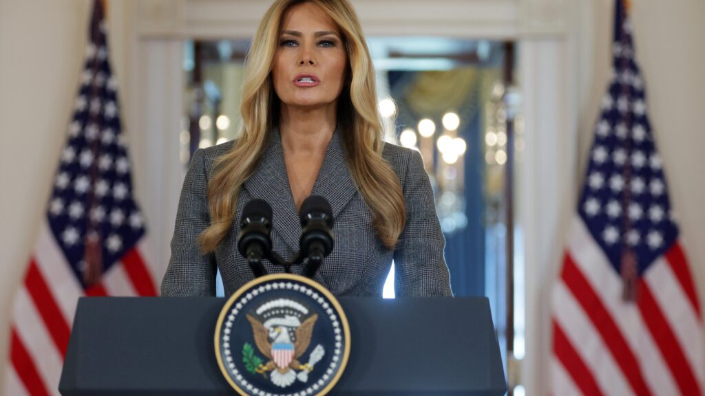 Melania Trump Says Lies Linking Her to Jeffrey Epstein ‘Need to End’