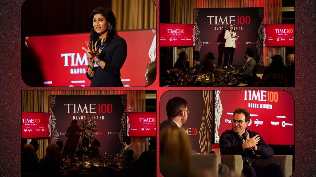 The Biggest Moments from the 2025 TIME100 Dinner in Davos