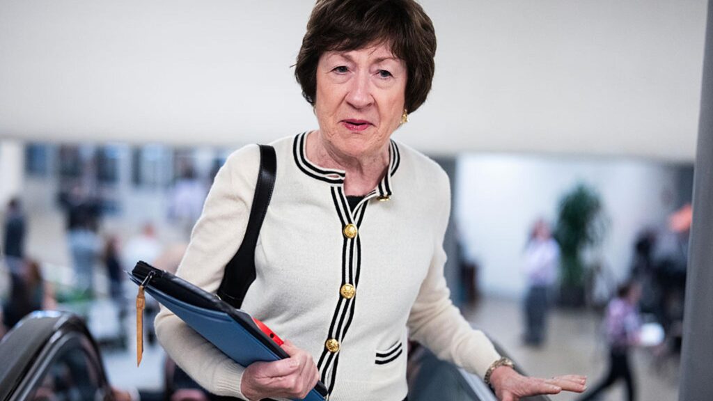 Collins Joins Democrats in Voting For Measure to End Iran War