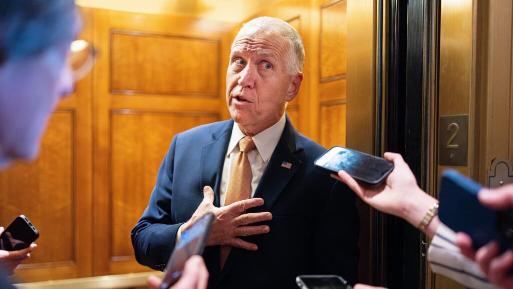 Inside Thom Tillis’ Playbook to Rein in Trump