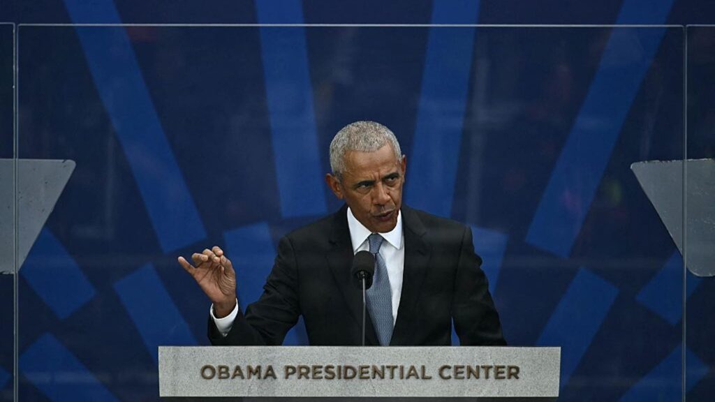 Obama Gives Pointed Remarks on ‘American Values,’ Without Naming Trump