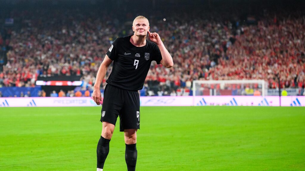 Erling Haaland Is Having a Blast at the World Cup