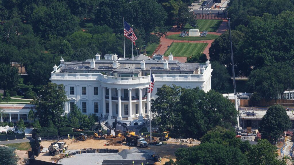 Trump’s New White House Helipad Project Labeled a ‘Joke’ by Democrat